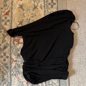 Zara Black Off the Shoulder Top